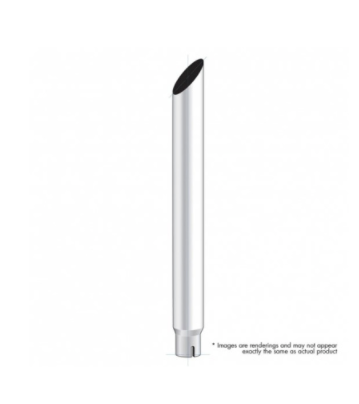 6" Mitred Reduce To 5" I.D. Bottom Exhaust 72" L  -  M4-65-072