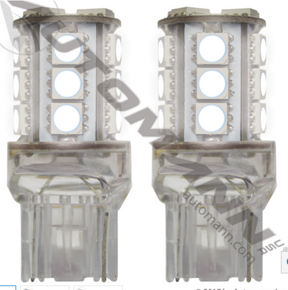 Premium White LED Bulb 3157 2pcs - 571.LD3157W18P-2
