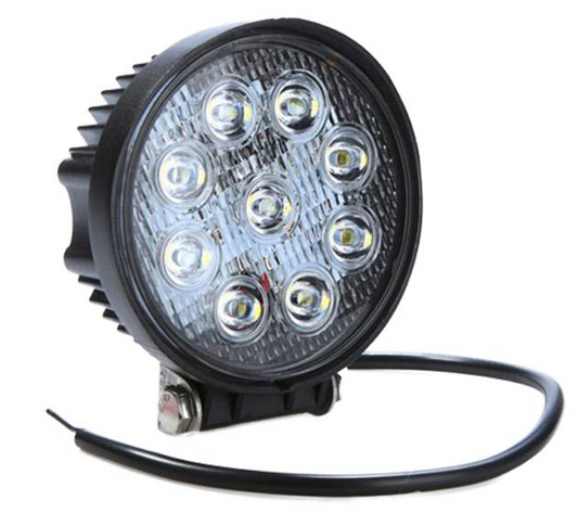 5" Round 9 Diode LED Work Light  -  MTLW50040-9