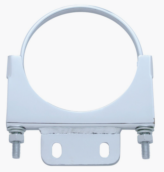 5" Peterbilt  Chrome Cab Exhaust Clamp  -  10286