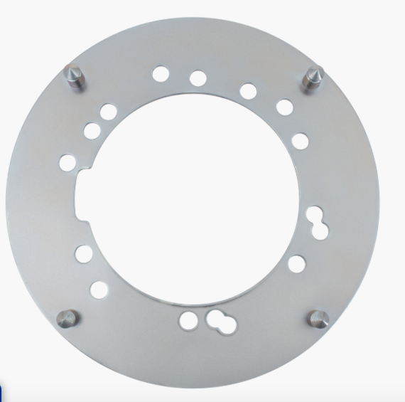 Trailer Hubcap Mounting Bracket - Universal Notch -