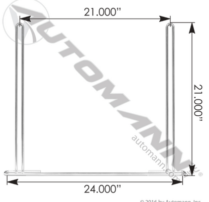 Anti-Sail Bracket Stainless Steel  -  562.804