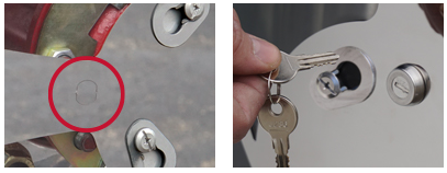 Lock Covers come laser scored for intalation   - RWTLOCK 4PK