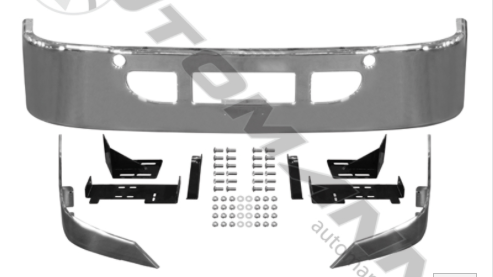Bumper Chrome Freightliner 16 in P3 without Fog  -  564.46101C