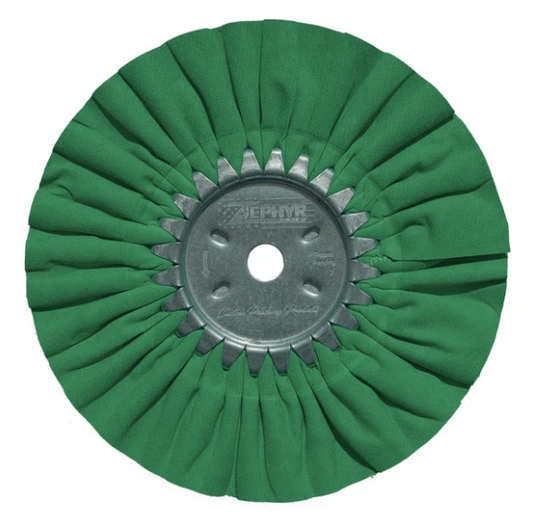 10'' Standard Airway Buffing Wheels Hall Green - AWG58-10HA