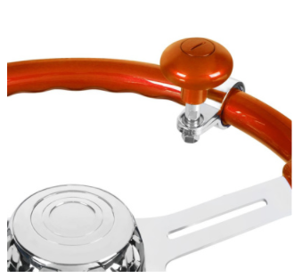 Heavy Duty Steering Wheel Spinner Cadmium Orange  -  70364