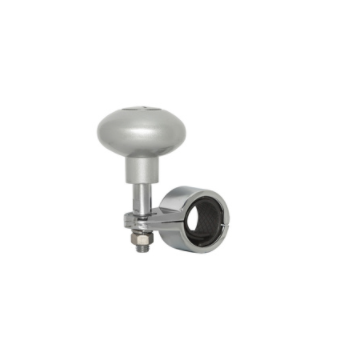 Heavy Duty Steering Wheel Spinner Liquid Silver  -  70366