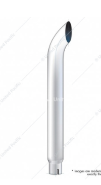 6'' 5''X96'' ID Chrome Curved Stack  161-659617