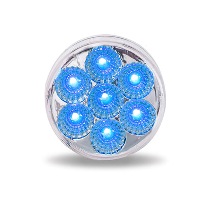 2.5" Dual Revolution Red Marker to Blue Auxiliary Led Light   -  TLED-2HXRB