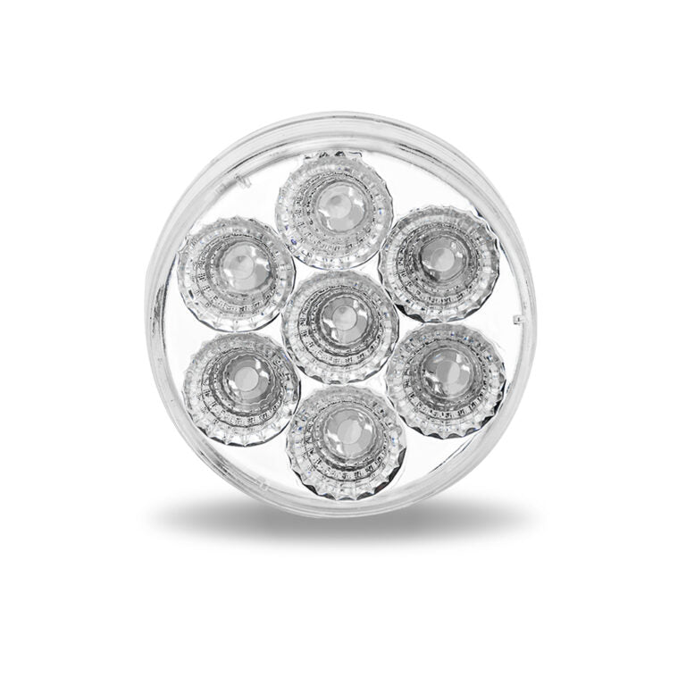 2.5" Dual Revolution Amber Marker to Blue Auxiliary LED Light   -  TLED-2HXAB