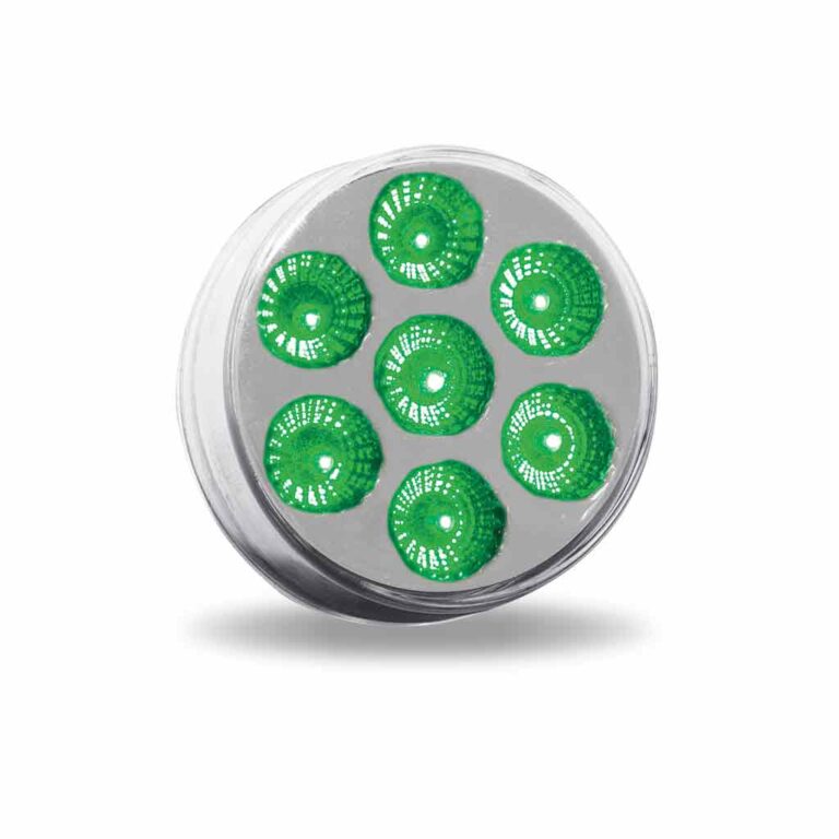 2" Dual Revolution Amber Marker to Green Auxiliary LED Light   -  TLED-2XAG