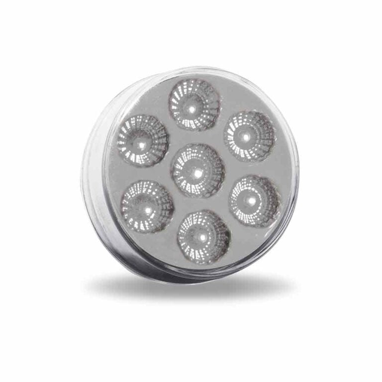 2" Dual Revolution Amber Marker to Green Auxiliary LED Light   -  TLED-2XAG