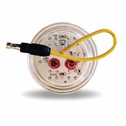 2" Dual Revolution Amber Marker to Green Auxiliary LED Light   -  TLED-2XAG