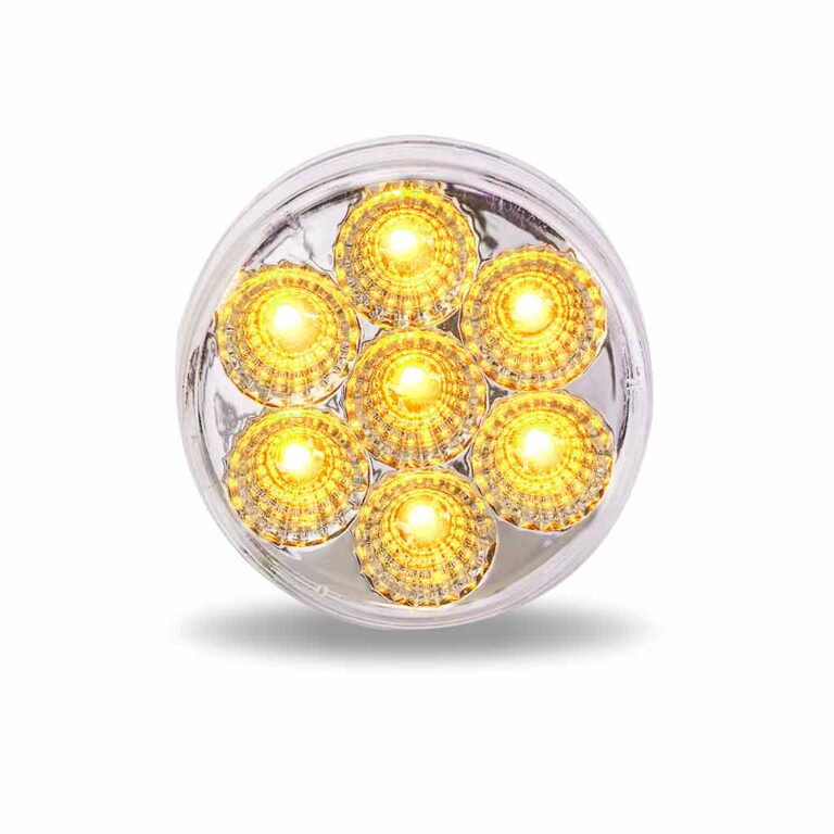 2" Dual Revolution Amber Marker to Green Auxiliary LED Light   -  TLED-2XAG