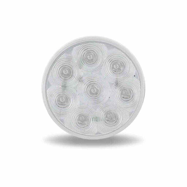 4 INCH CLEAR RED STOP, TURN & TAIL LED FLEET LIGHT  -  TLED-48CR