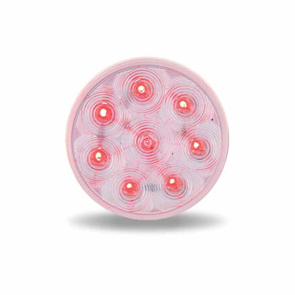 4 INCH CLEAR RED STOP, TURN & TAIL LED FLEET LIGHT  -  TLED-48CR