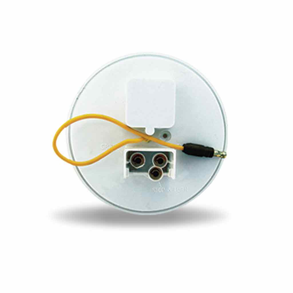 4 INCH  DUAL REVOLUTION RED STOP, TURN & TAIL TO GREEN AUXILIARY LED LIGHT  -  TLED-4XRG