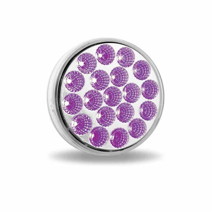 4" Dual Revolution Red Stop, Turn & Tail to Purple Auxiliery Led Light - TLED-4XRP