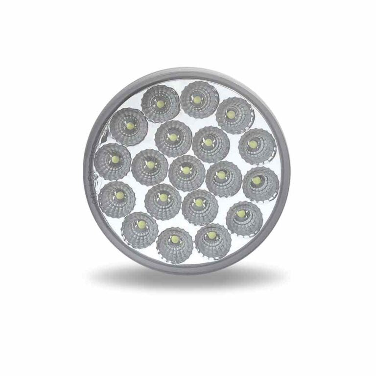 4" Dual Revolution Red Stop, Turn & Tail to Purple Auxiliery Led Light - TLED-4XRP