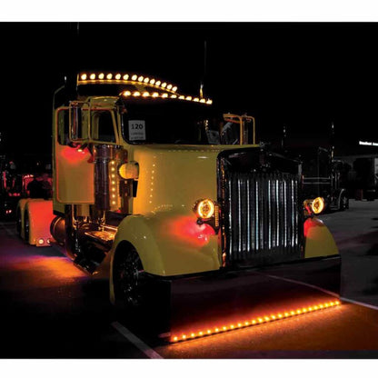 3/4" Round Amber LED Marker Light  -  TLED-B2A