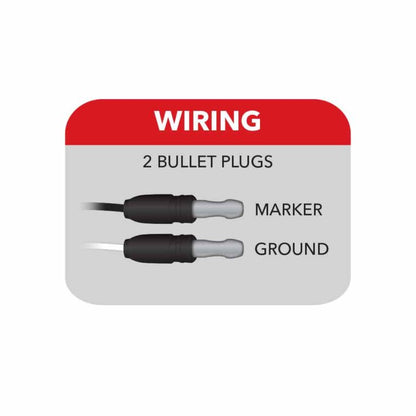 3/4" Round Amber LED Marker Light  -  TLED-B2A