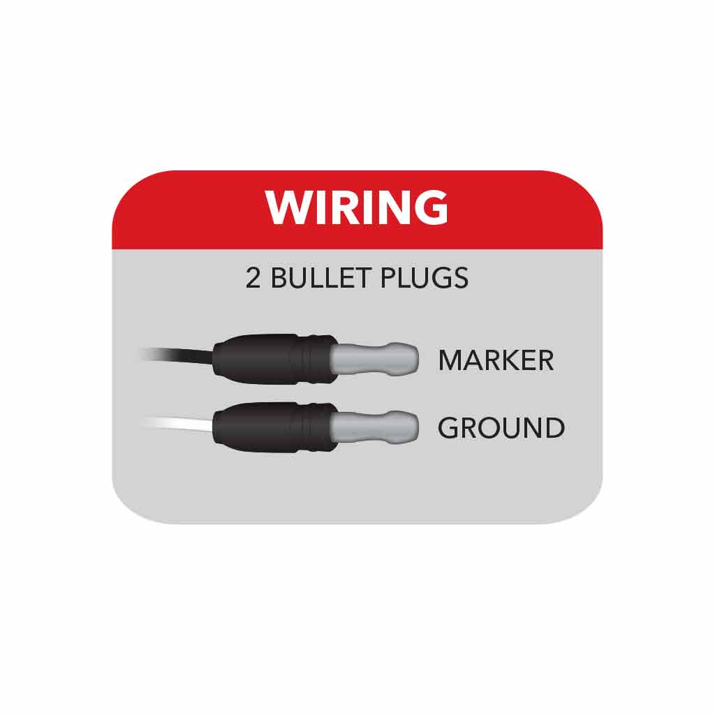 3/4" Red LED Marker Light   -   TLED-B2R