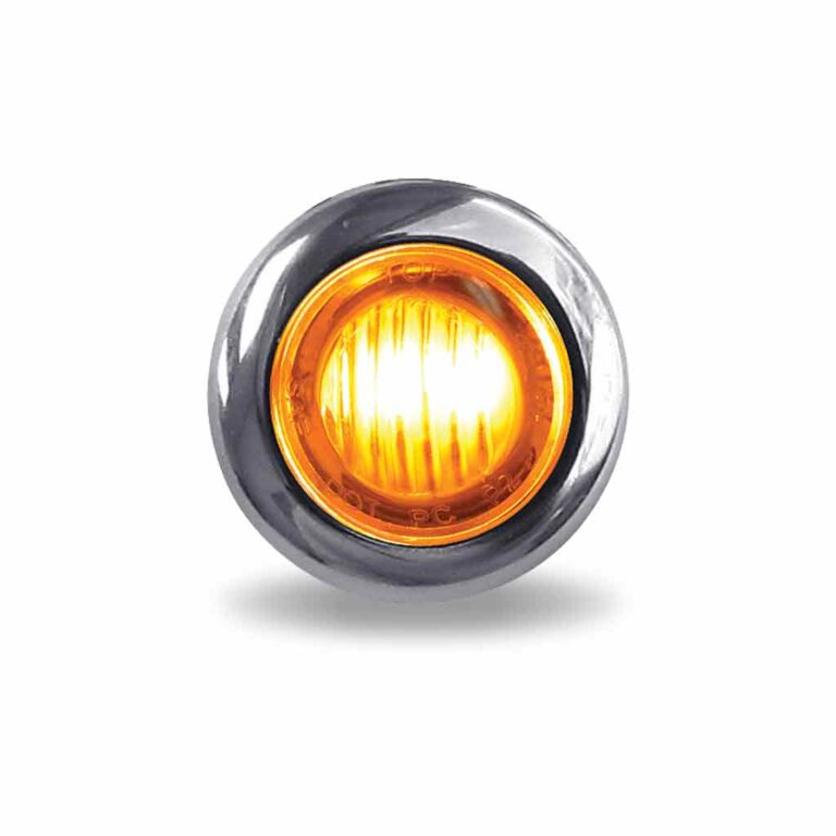 Mini Buttom Dual Revolution   Amber /  Green Led  -  TLED-BX3AG