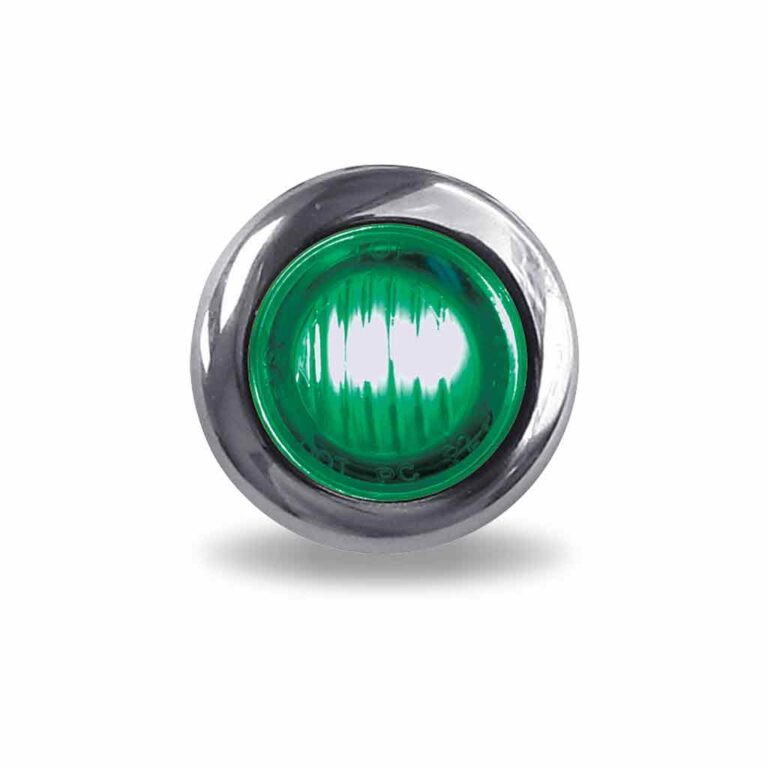 Mini Buttom Dual Revolution   Amber /  Green Led  -  TLED-BX3AG