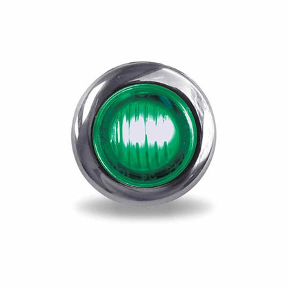 Mini Buttom Dual Revolution   Amber /  Green Led  -  TLED-BX3AG