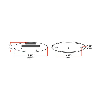 FLATLINE RED LED G4 MARKER LIGHT (32 DIODES)  -  TLED-FGR