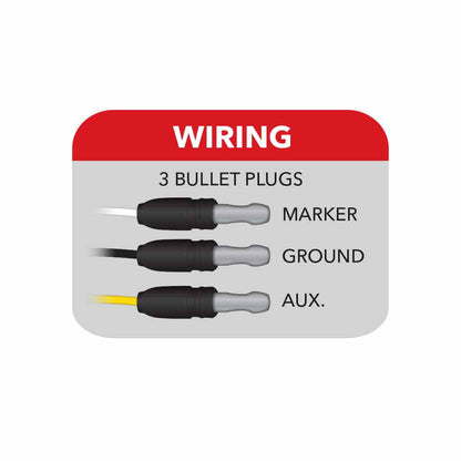 Amber Marker to Purple Auxiliary LED "M1 Style" Light  -  TLED-G4XAP