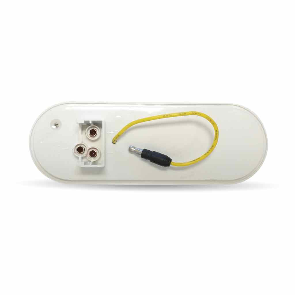 DUAL REVOLUTION RED STOP, TURN & TAIL TO GREEN AUXILIARY LED OVAL LIGHT  -  TLED-OXRG