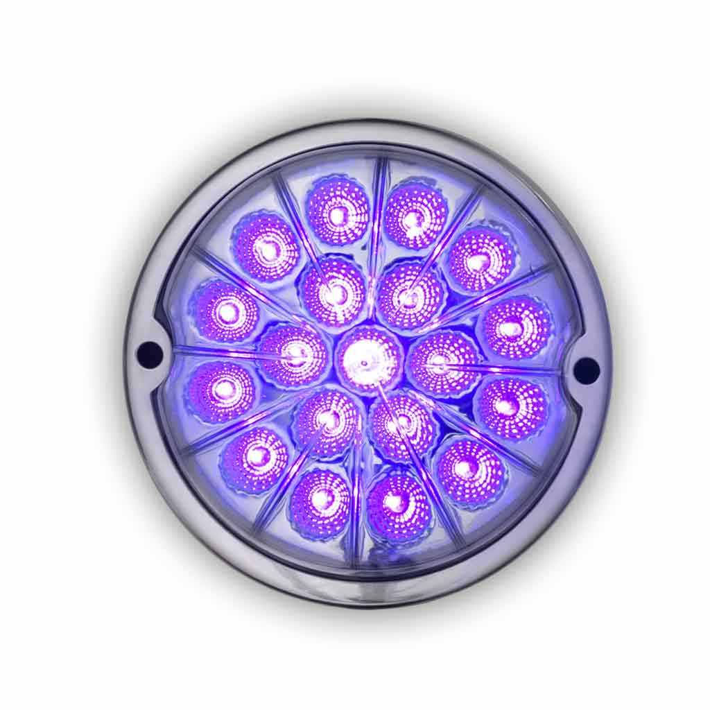 Dual Revolution Amber Turn Signal And Marker Watermelon LED Light Amber/purple  -  TLED-WXAP
