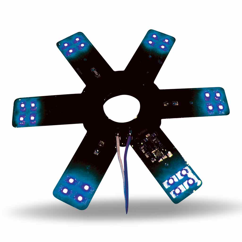 8" Blue LED Star Light for 15" Donaldson & Vortox Air Cleaners   -  TLED-X1B