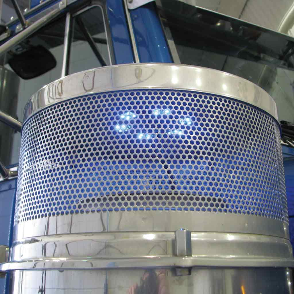 8" Blue LED Star Light for 15" Donaldson & Vortox Air Cleaners   -  TLED-X1B