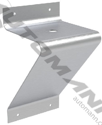 Universal stainless steel light bracket for semi truck lights