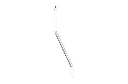 Peterbilt 379 389 Polished Stainless Steel Double Bend Shifter by RoadWorks  1.5X36IN  -  SHFT321-36
