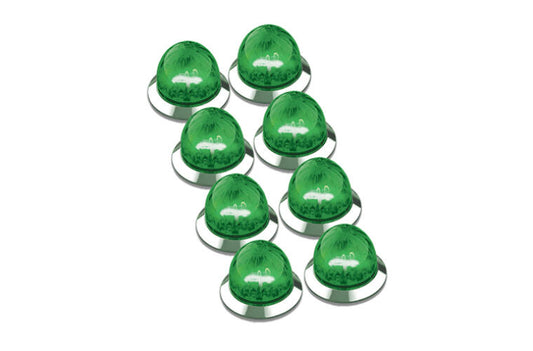 Mini Watermelon Hero LED Light - Green Clear for 3/4" Hole - HEROGCWMMINI