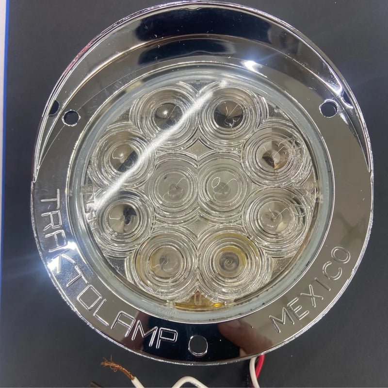 4" Stop/Turn/Tail  Fixed 10 LED Amber Clear -  9029CA