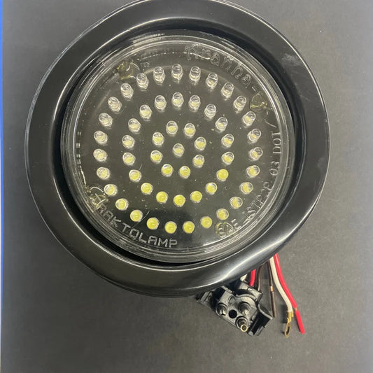 4" Front/Park/Turn 54 LED Fixed Amber Clear -  9058A