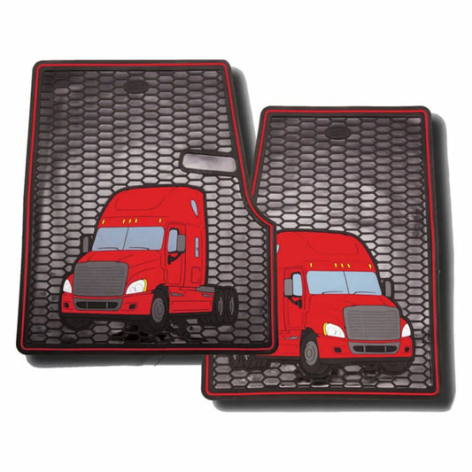Freightliner Cascadia Coronado Rubber Floor Mats  -  2001160
