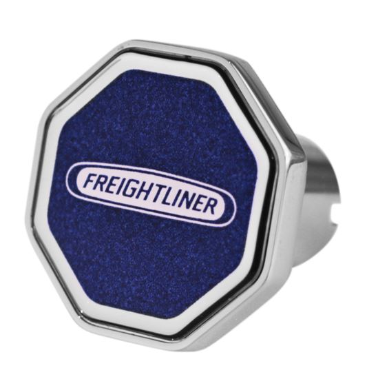 FREIGHTLINER LOGO OCTAGON KNOB BLUE 647  -  CK-FL1-O-7747