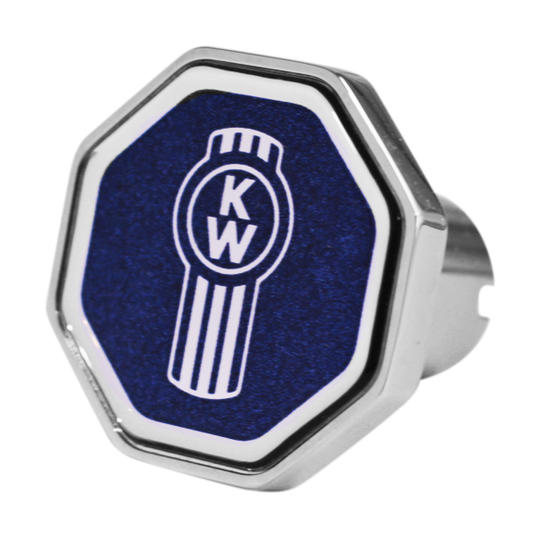 Bouton Octagon Logo Kenworth Blue 647  -  CK-KW1-O-7747