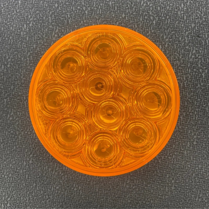 4"  Stop/Turn/Tail Fixed 10 LED Light Amber - 8000-1A