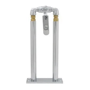 Chrome Plated Steel Air Valve Lever & 11 inch Chrome Stand Set  -  69982