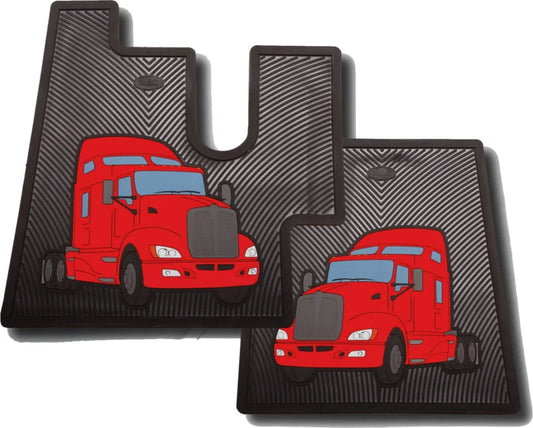 Red Floor Mats Kenworth -  2003136