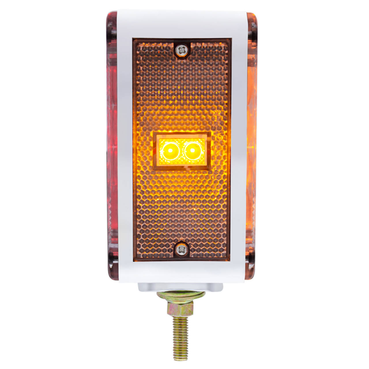 Pedestal Fixed 34 LED Turn Signal Red & Amber, Right  -  9324CFR